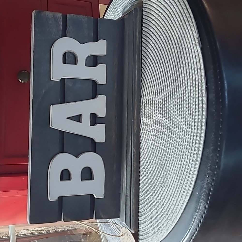 Rustic BAR Sign